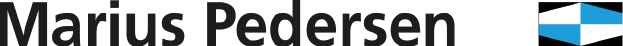 Marius Pedersen logo farver_2026